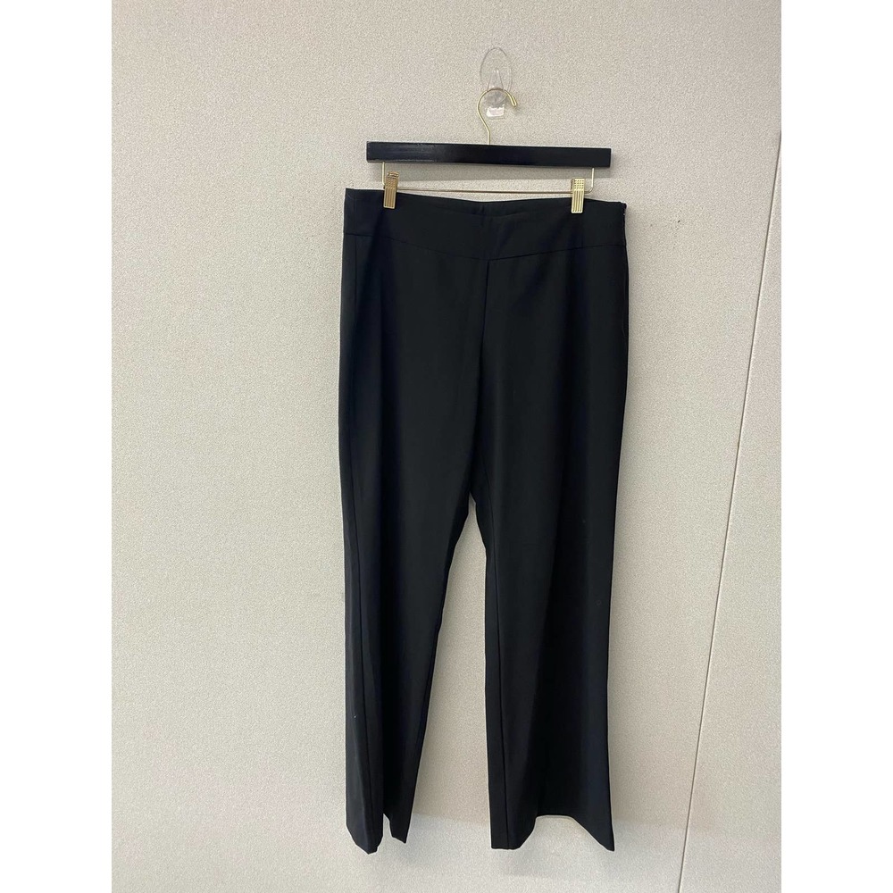 Eileen Fisher Side Zip Black Pants Slacks M